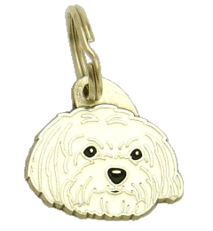 MALTESER FRISYR - pet ID tag, dog ID tags, pet tags, personalized pet tags MjavHov - engraved pet tags online